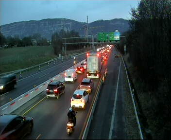 Webcam autoroute Suisse - Genève - A1 direction Lausanne/France