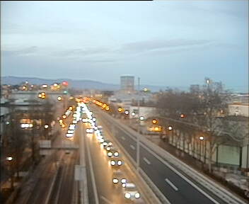 Webcam autoroute Suisse - Carouge (La Praille) - A1a direction Genève