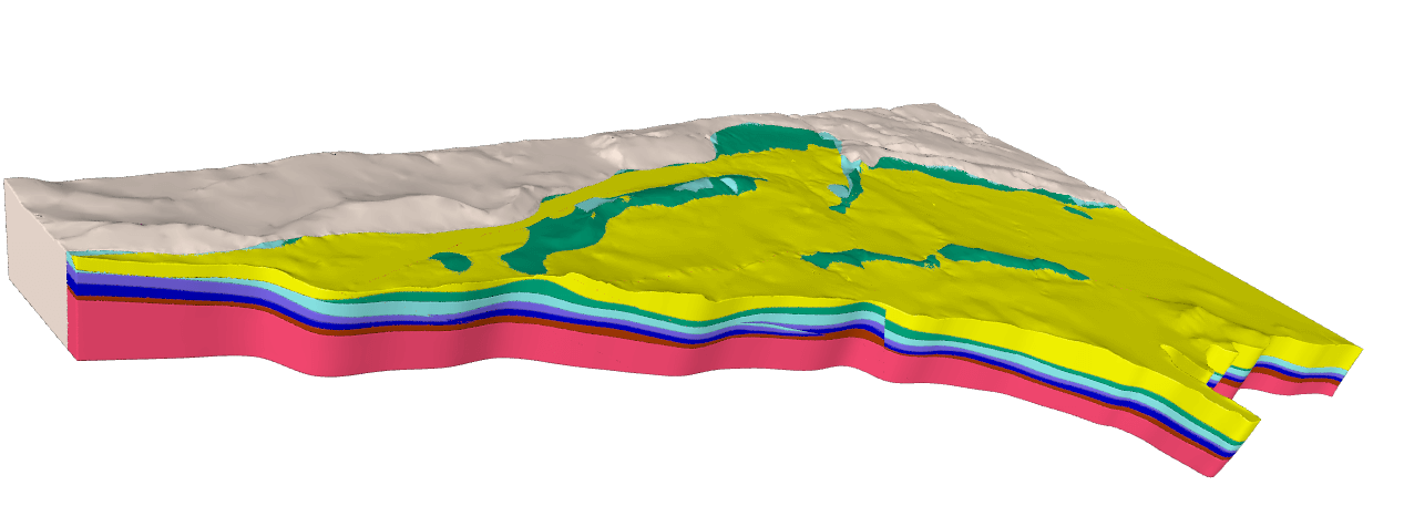 Modèle géologique 3D